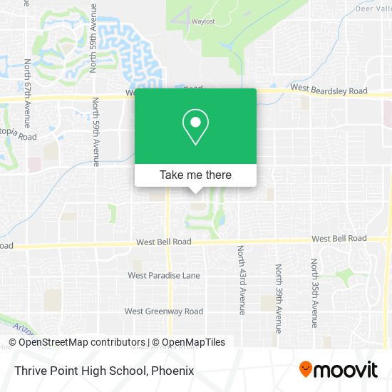 Thrive Point High School map