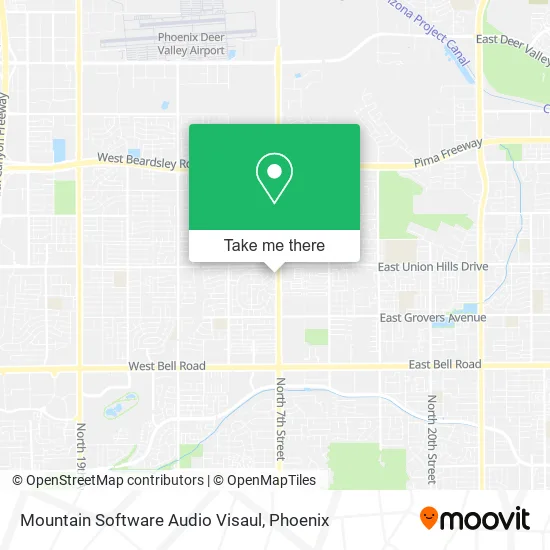 Mapa de Mountain Software Audio Visaul