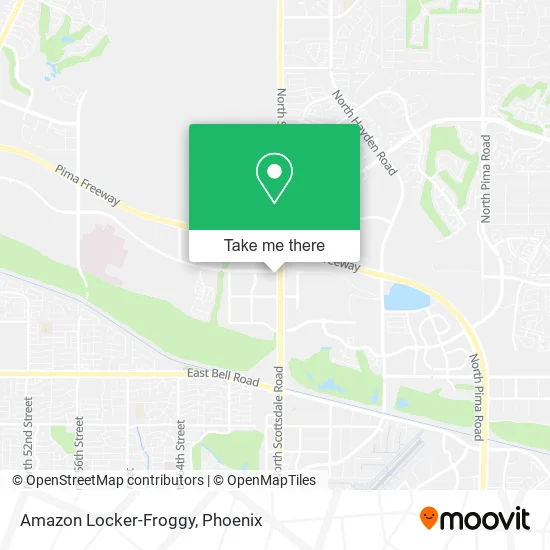 Amazon Locker-Froggy map