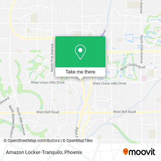 Mapa de Amazon Locker-Tranquilo