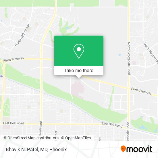 Mapa de Bhavik N. Patel, MD