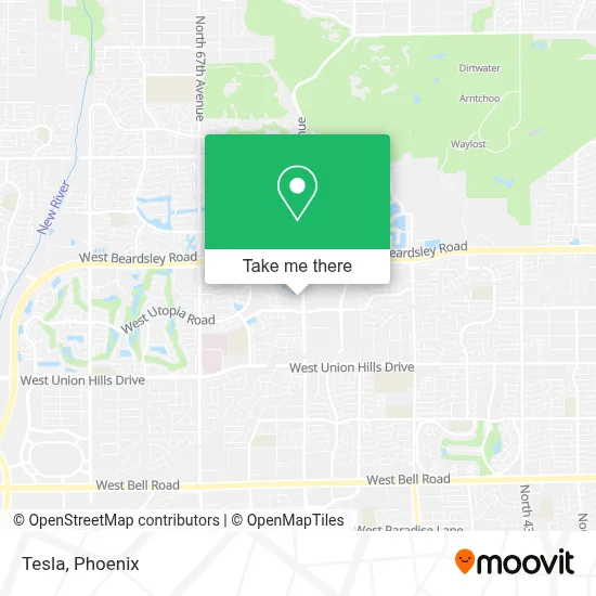 Tesla map