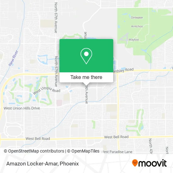 Amazon Locker-Amar map