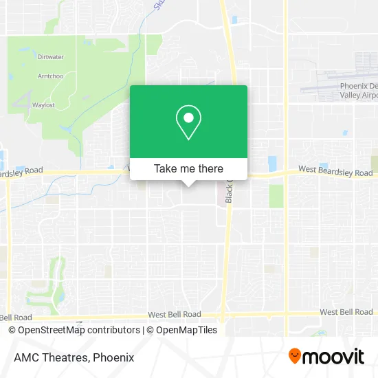AMC Theatres map