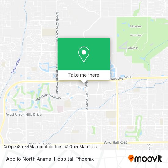 Mapa de Apollo North Animal Hospital