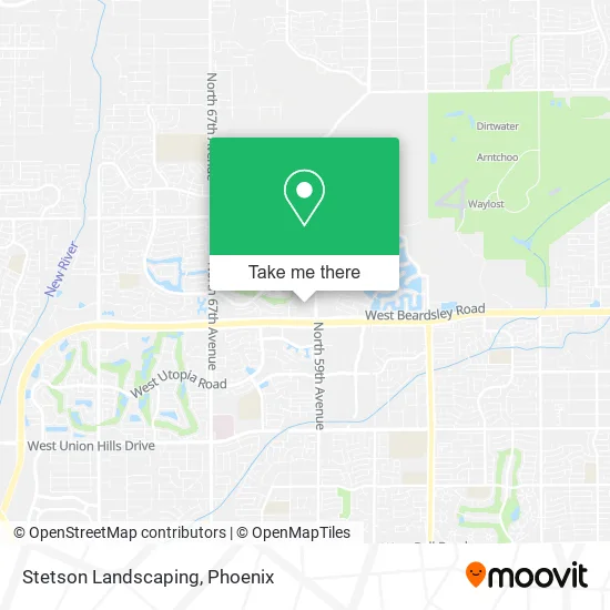 Mapa de Stetson Landscaping