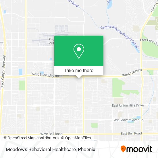 Mapa de Meadows Behavioral Healthcare