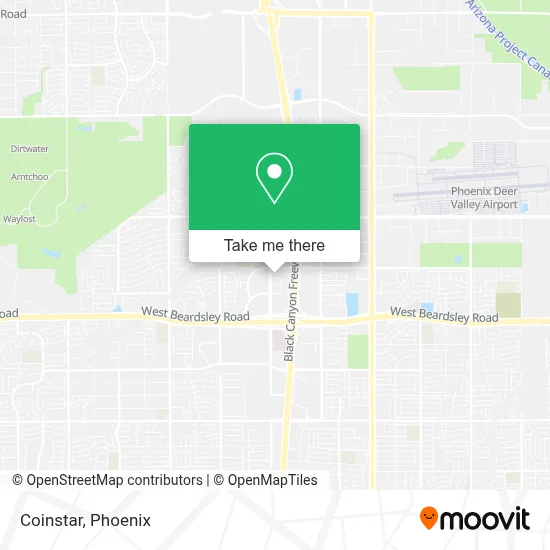 Coinstar map