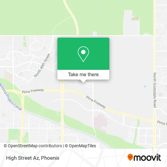 High Street Az map