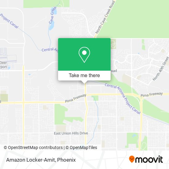 Mapa de Amazon Locker-Amit