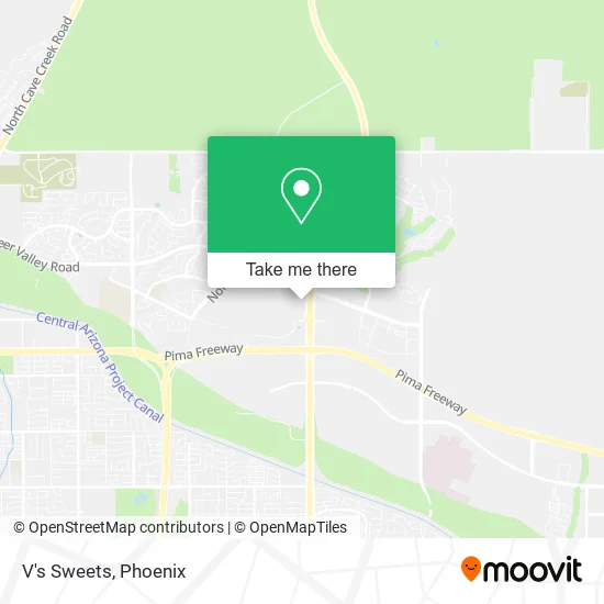 V's Sweets map