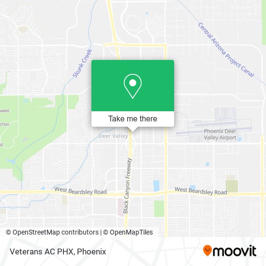 Mapa de Veterans AC PHX