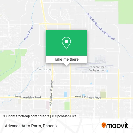 Advance Auto Parts map