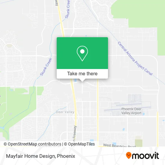 Mayfair Home Design map