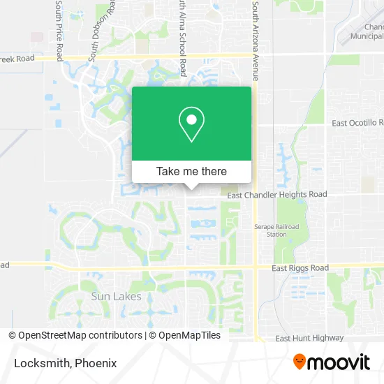 Locksmith map