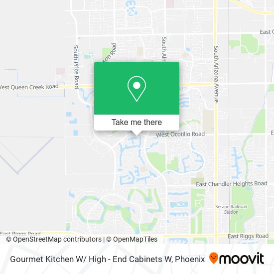 Mapa de Gourmet Kitchen W/ High - End Cabinets W