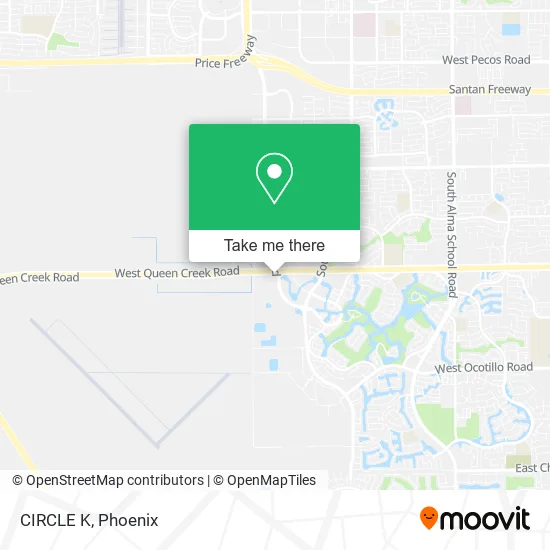 CIRCLE K map