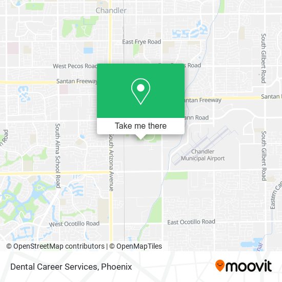 Mapa de Dental Career Services