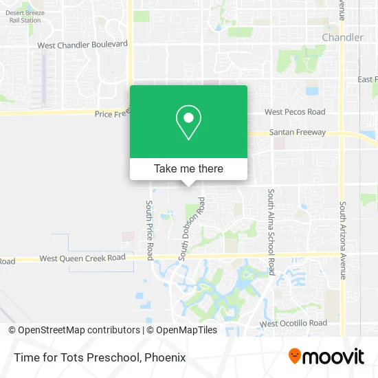 Time for Tots Preschool map