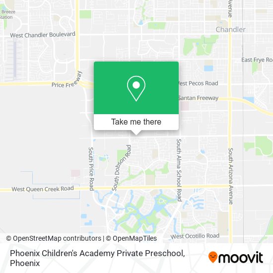 Phoenix Children's Academy Private Preschool map