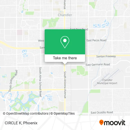 CIRCLE K map