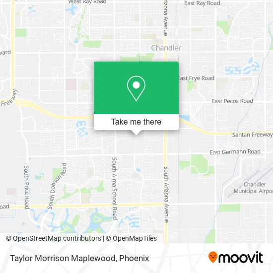 Taylor Morrison Maplewood map