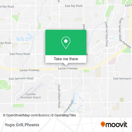 Mapa de Yogis Grill