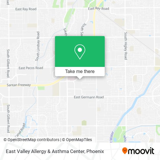 East Valley Allergy & Asthma Center map