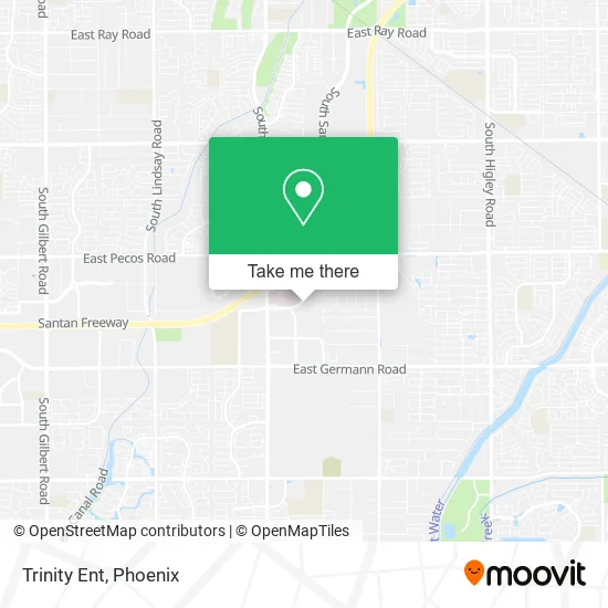Trinity Ent map