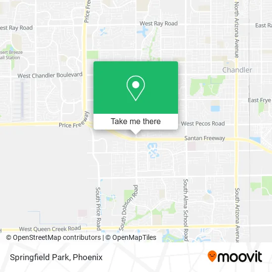 Springfield Park map