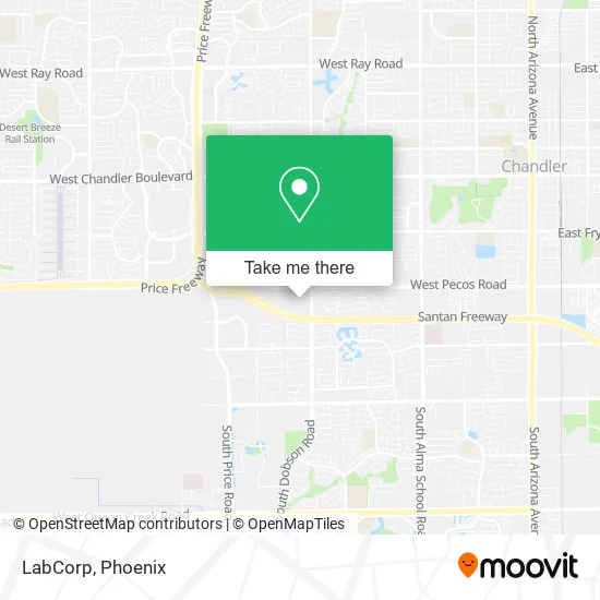 LabCorp map