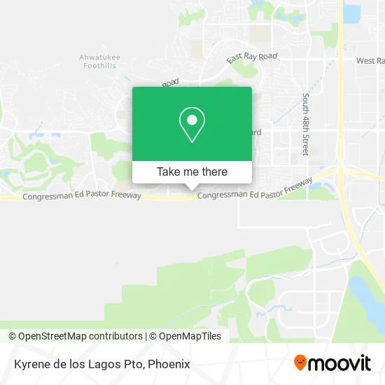 Kyrene de los Lagos Pto map