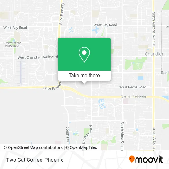 Two Cat Coffee map