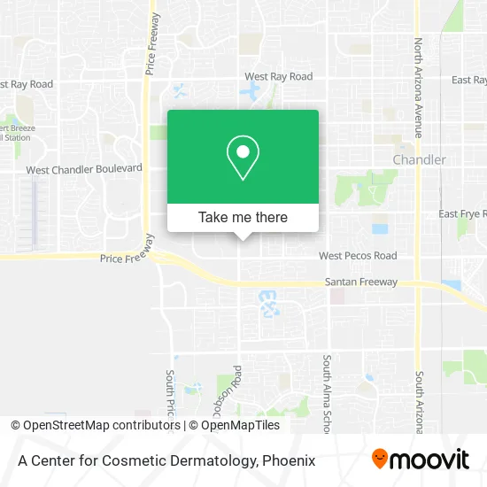 Mapa de A Center for Cosmetic Dermatology