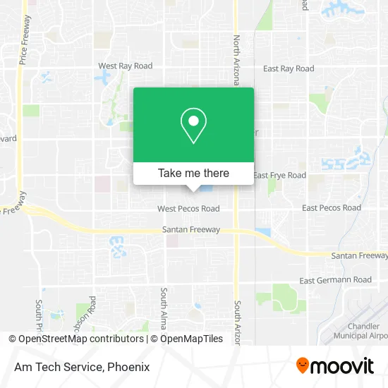 Am Tech Service map