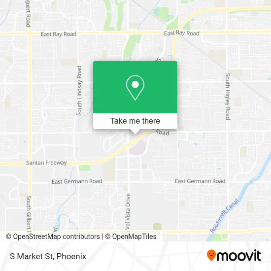 S Market St map