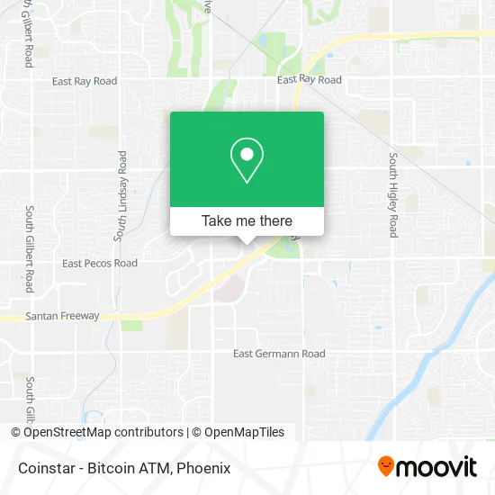 Coinstar - Bitcoin ATM map