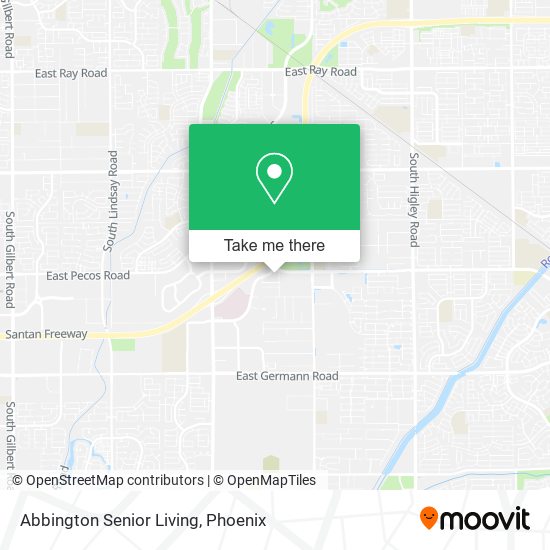 Mapa de Abbington Senior Living