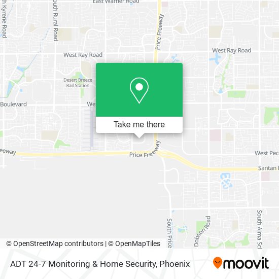 Mapa de ADT 24-7 Monitoring & Home Security