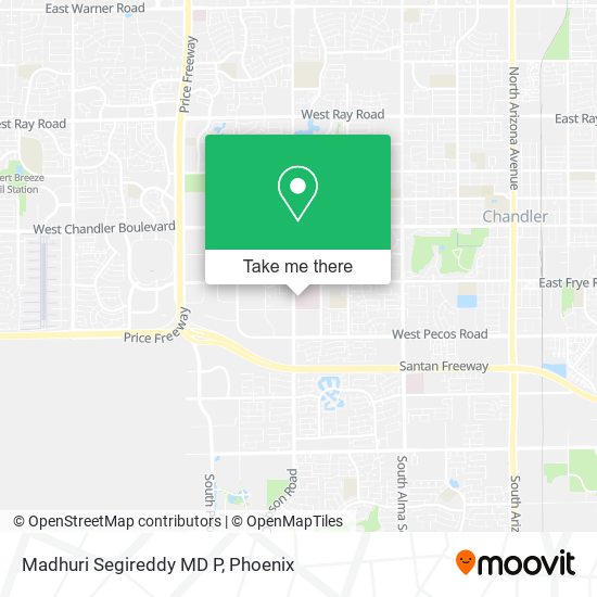 Mapa de Madhuri Segireddy MD P