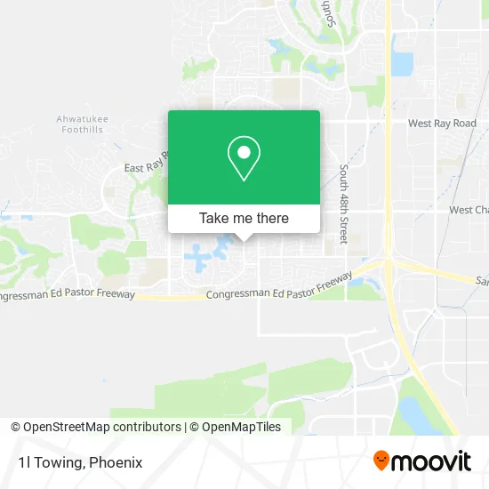 1l Towing map