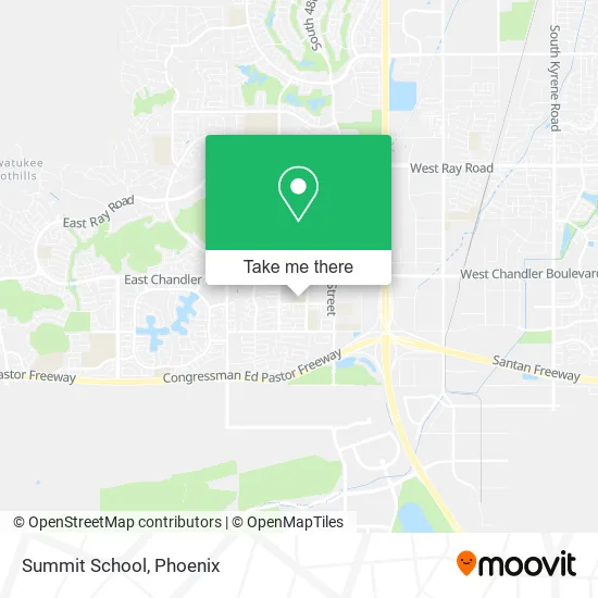 Summit School map