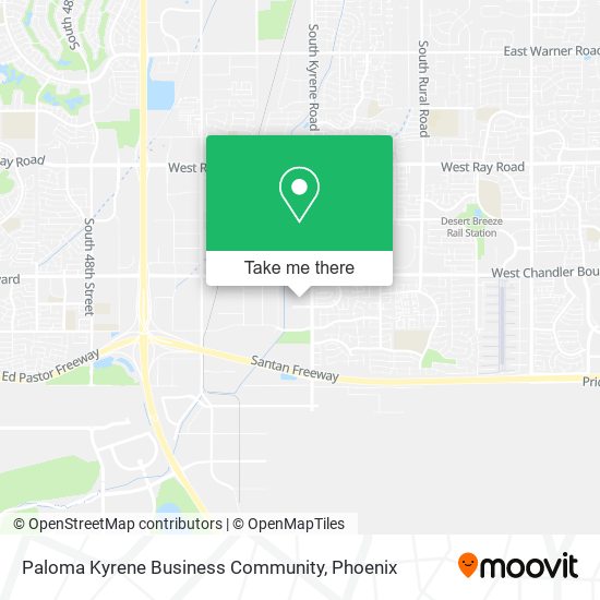 Paloma Kyrene Business Community map