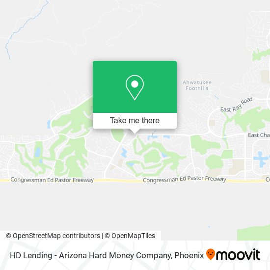 HD Lending - Arizona Hard Money Company map