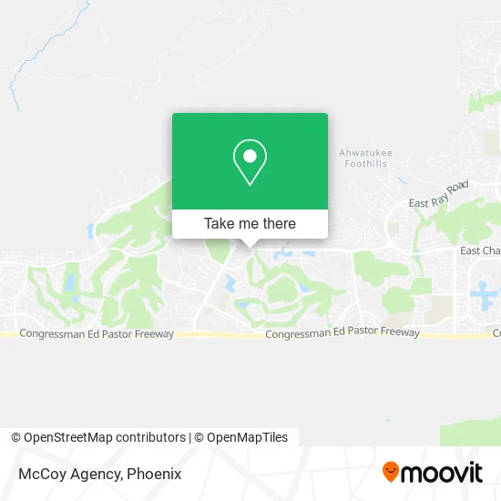 McCoy Agency map
