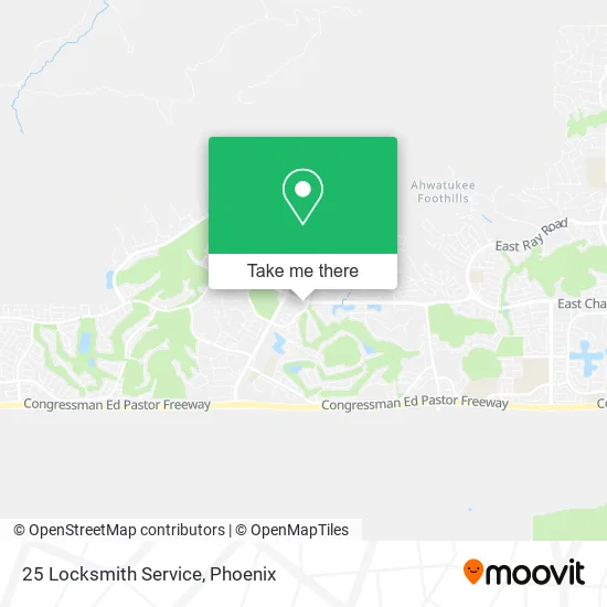 25 Locksmith Service map