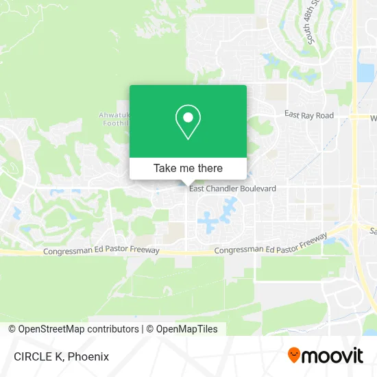 CIRCLE K map