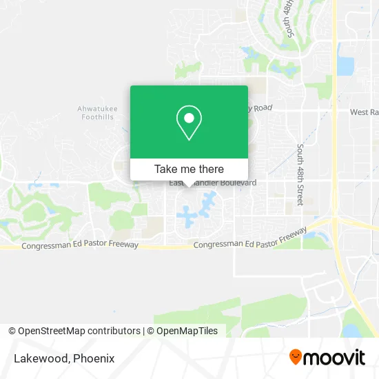 Lakewood map
