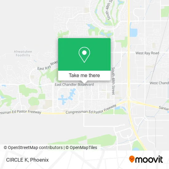 CIRCLE K map