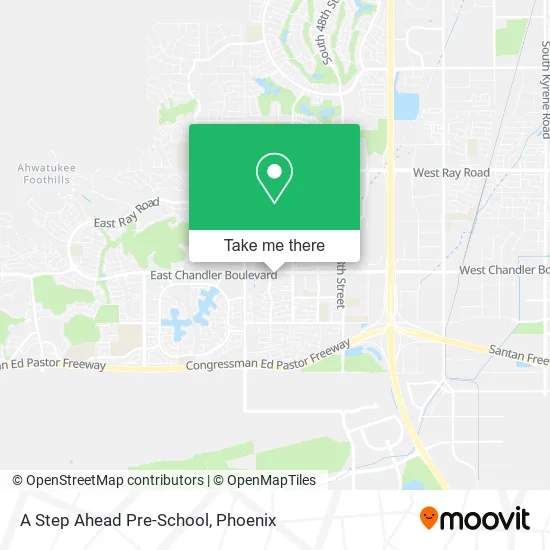 A Step Ahead Pre-School map